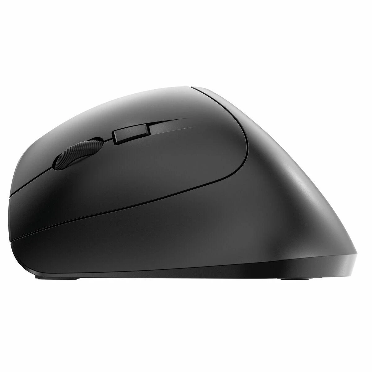 „Cherry MW 4500“ ergonomiška bevielė vertikali pelė kairiarankiams, 6 mygtukai, juoda JW-4550 / MS-187-L
