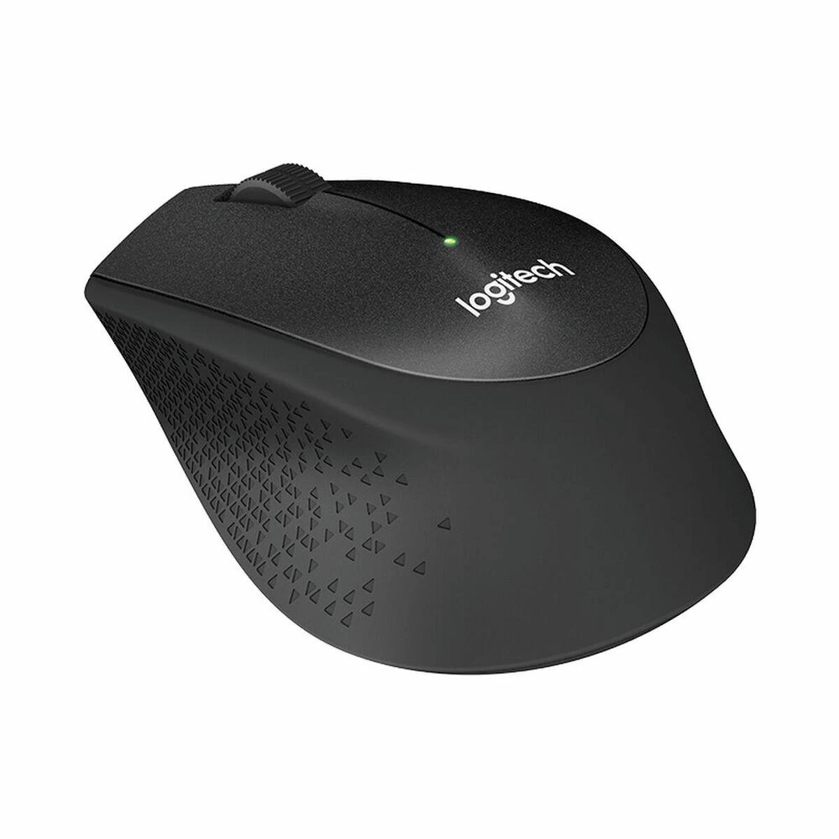 Tyli belaidė optinė pelė Logitech B330, Juoda