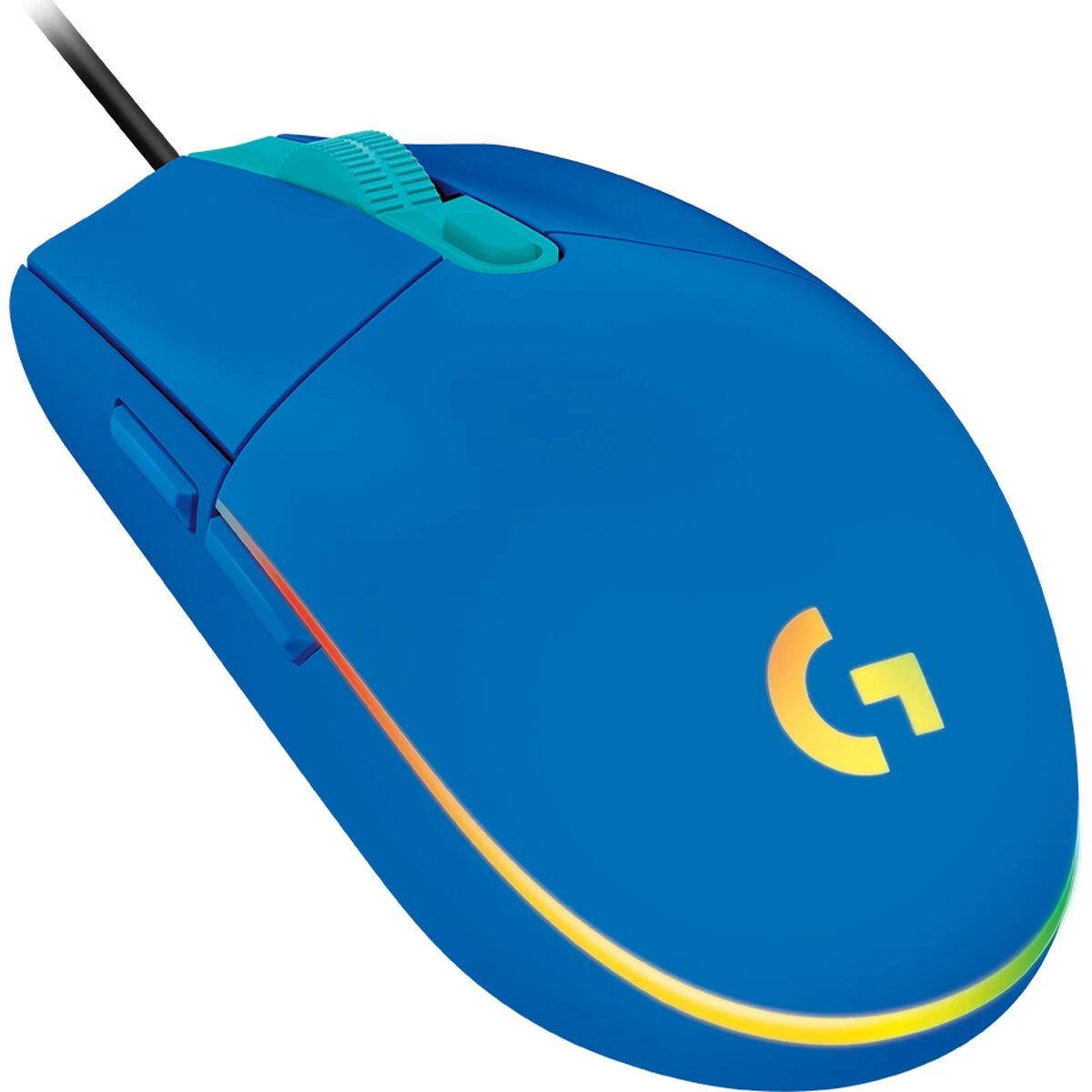 LOGITECH G102 LIGHTSYNC Pelė su laidu žaidimams - Mėlynas - USB - EER