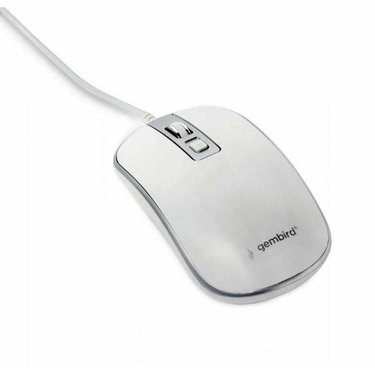 GEMBIRD MUS-4B-06-WS Optinė pelė USB baltas/sidabrinis