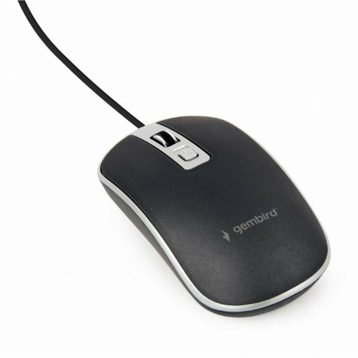 GEMBIRD MUS-4B-06-BS Optinė pelė USB juodas/sidabrinis