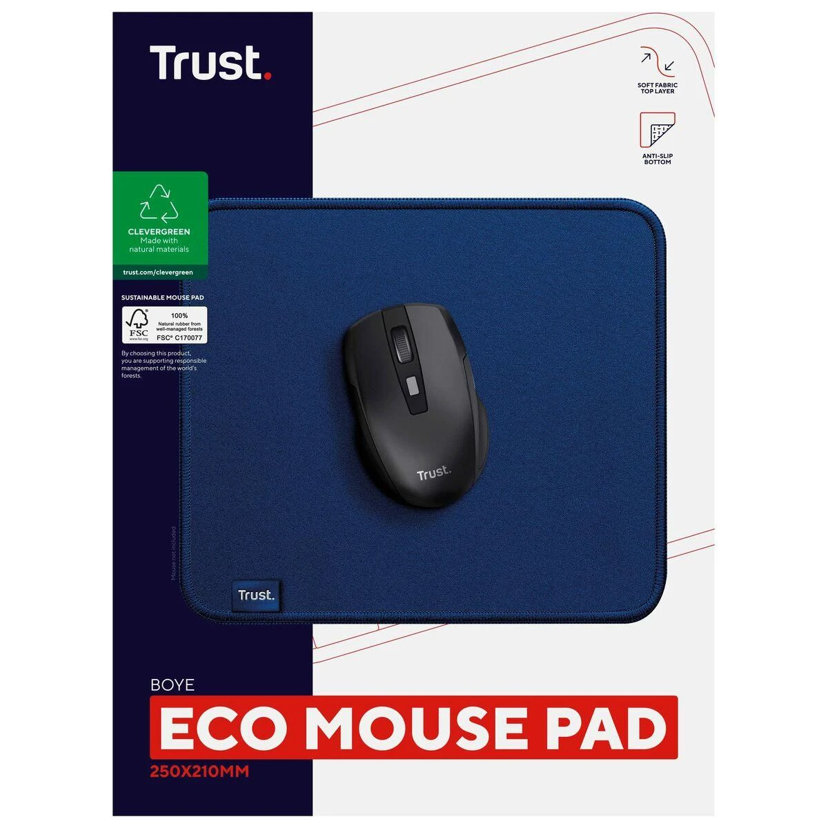 Pelės kilimėlis Trust Boye Eco 24744