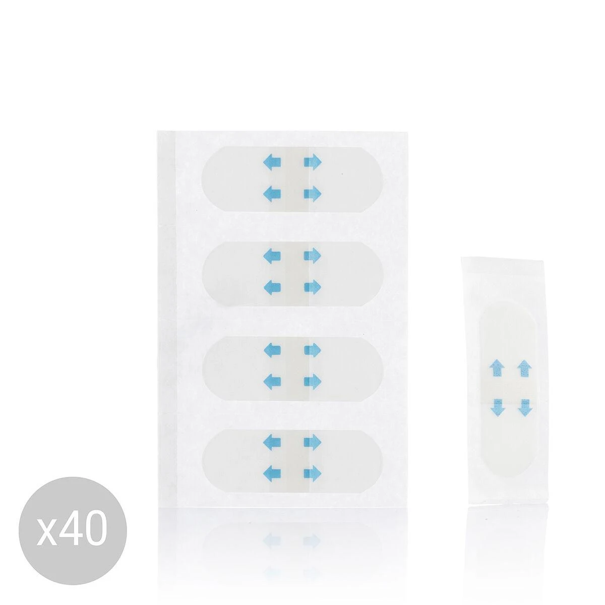 InnovaGoods permatomi lipnūs veido patempimo pleistrai Liftrik 40 vnt.