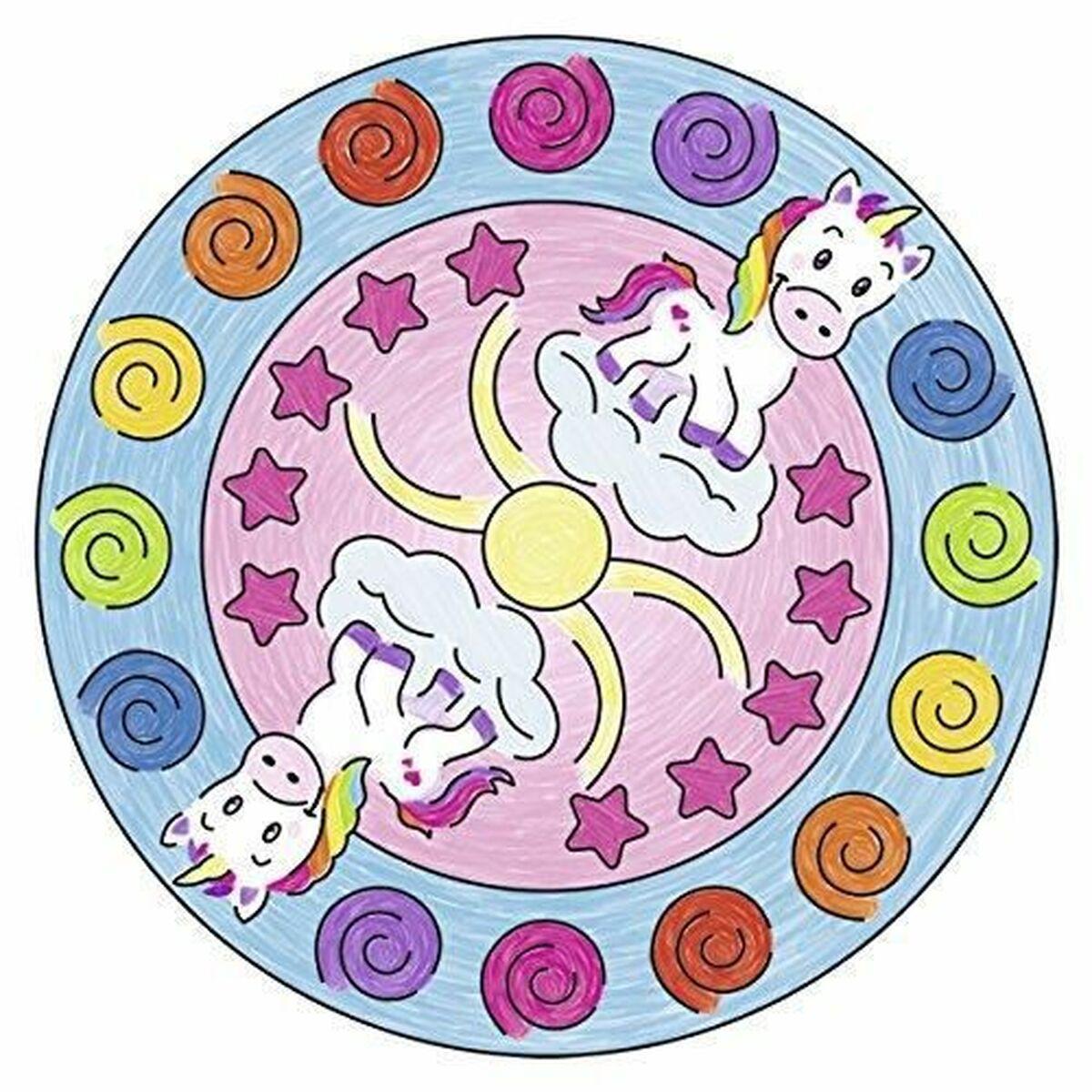Ravensburger kūrybinis rinkinys „Mini Mandala-Designer: Vienaragis“, nuo 6 m.