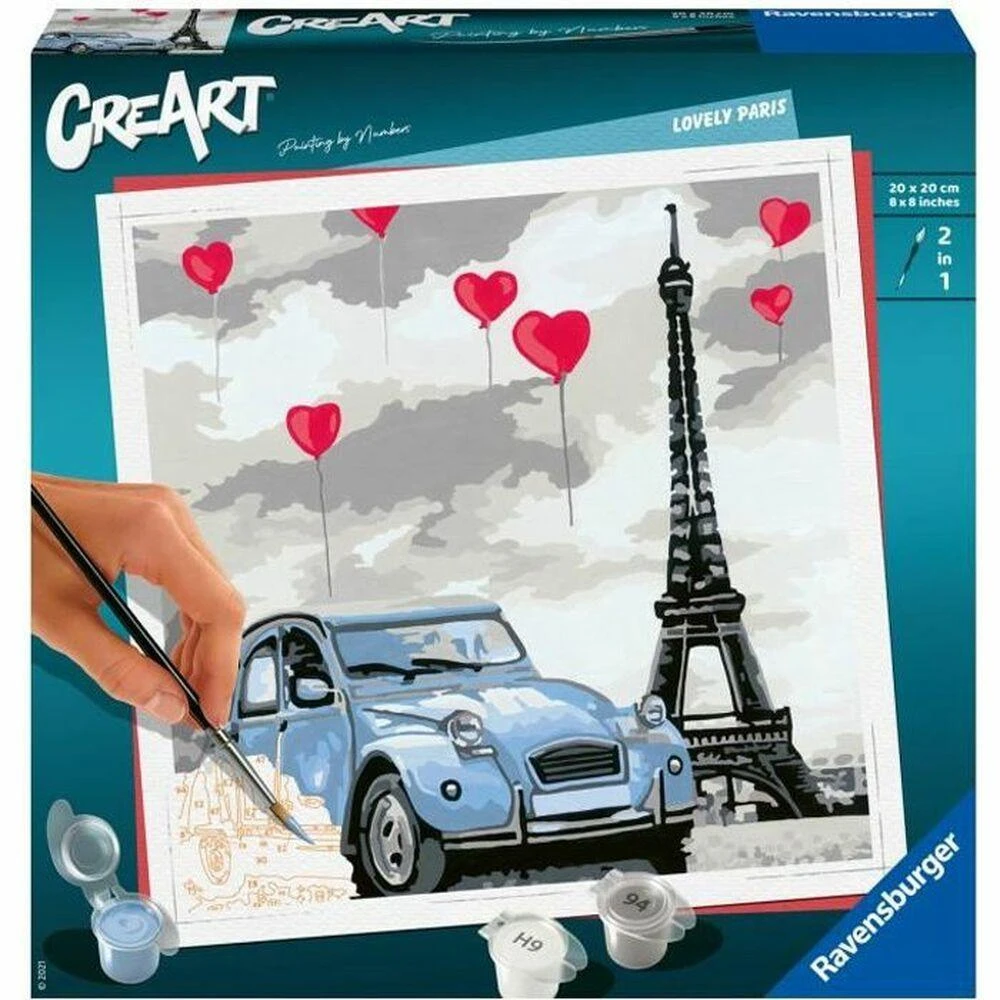 Ravensburger CreArt Paris spalvinimo knyga