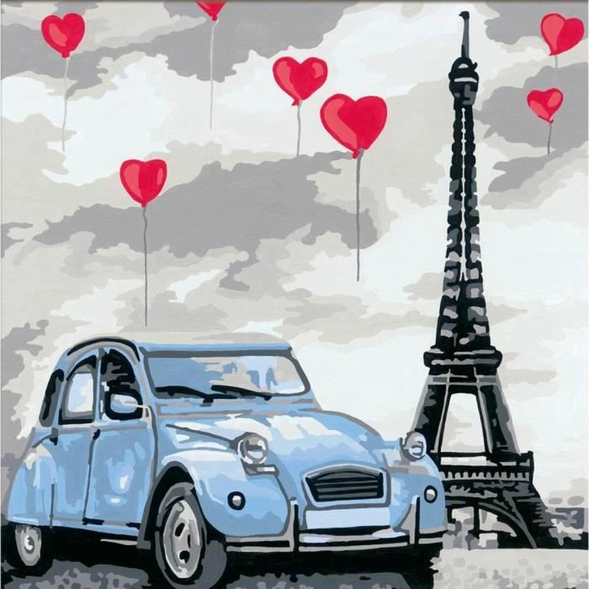 Ravensburger CreArt Paris spalvinimo knyga