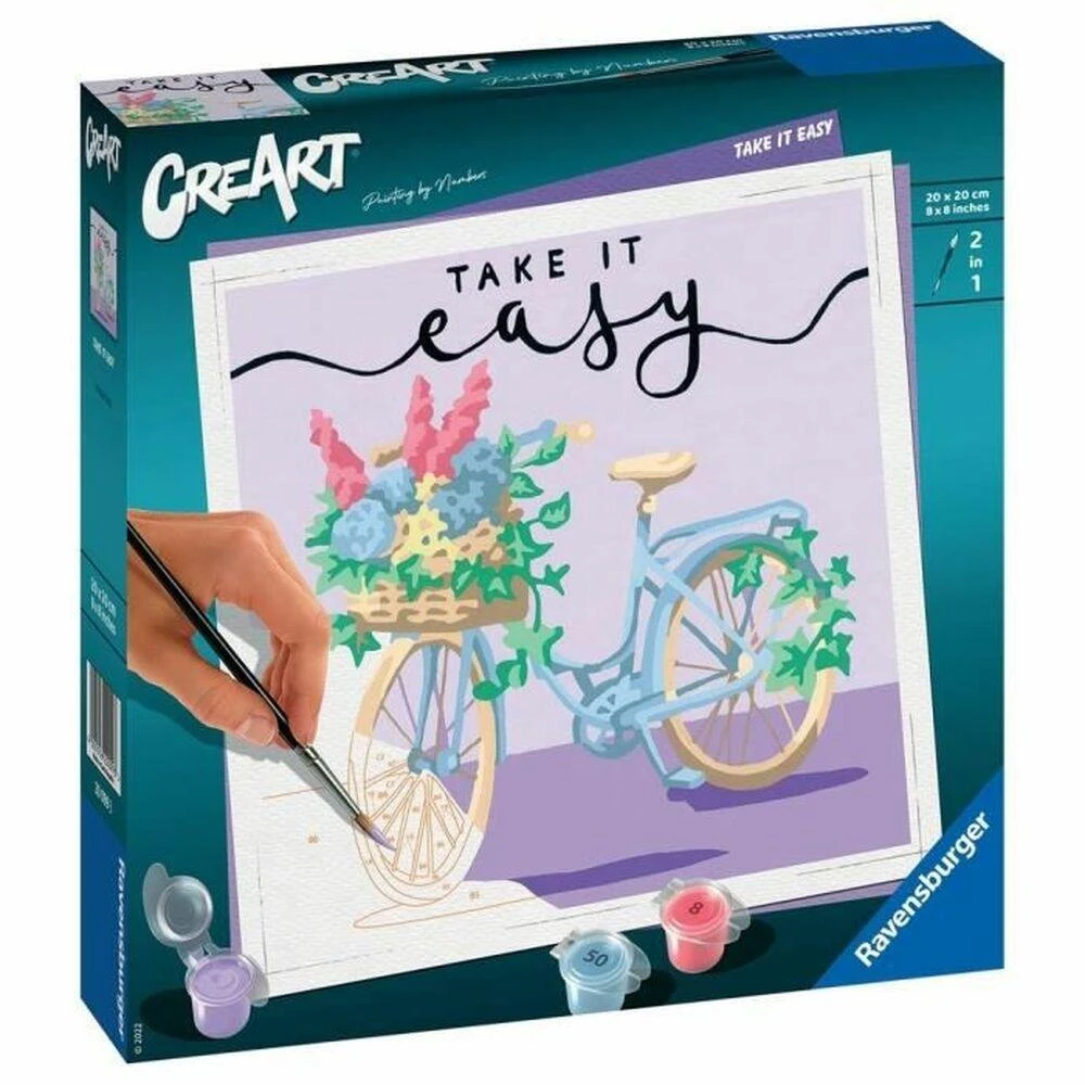 Ravensburger Rankdarbių rinkinys piešimui CreArt Take it easy 20x20cm