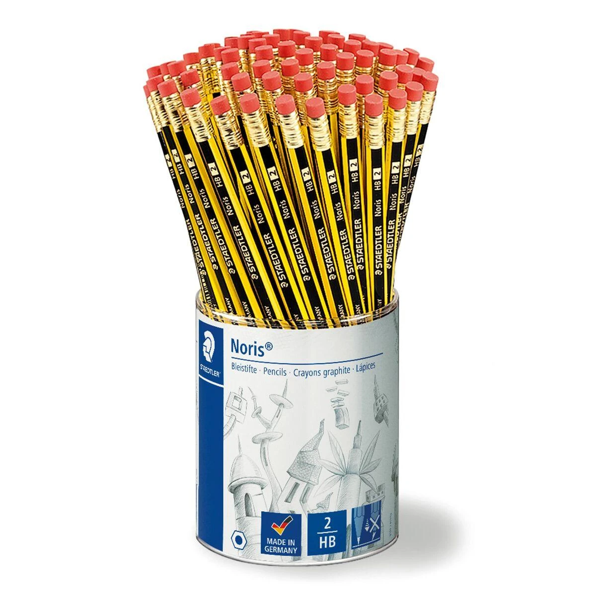Staedtler STAEDTLER Köcher Bleistift Noris Ti 72 Stück