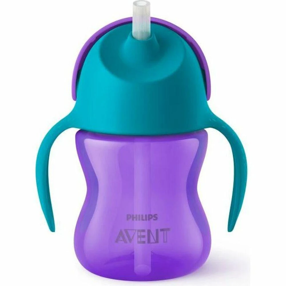 „Philips Avent“ – šiaudelių puodeliai, lankstus šiaudelių puodelis, 200 ml / 7 uncijos, 9 mėn.+, 1 vnt. pakuotė