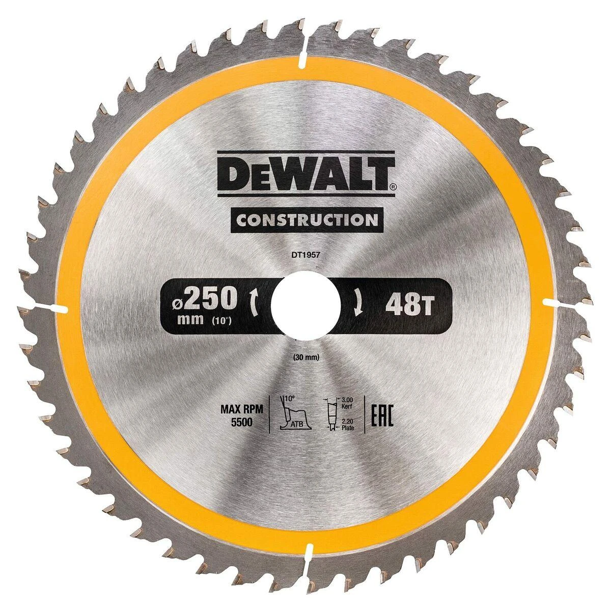 Dewalt medienos pjovimo diskas 250x30mmx48z DT1957-QZ