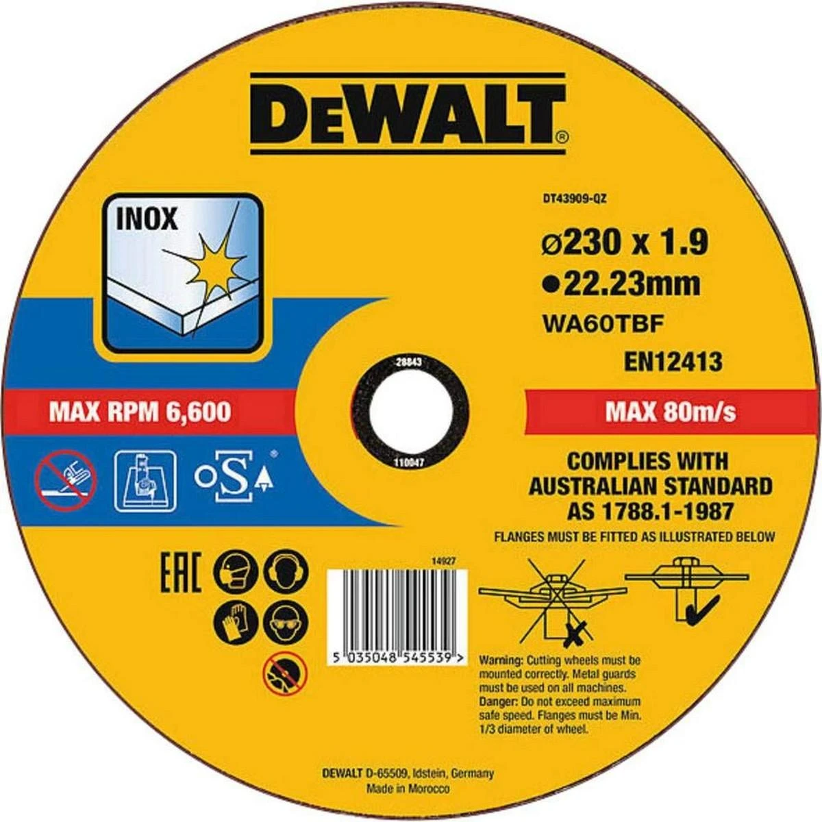 DEWALT METAL SHIELD 230x1.9mm