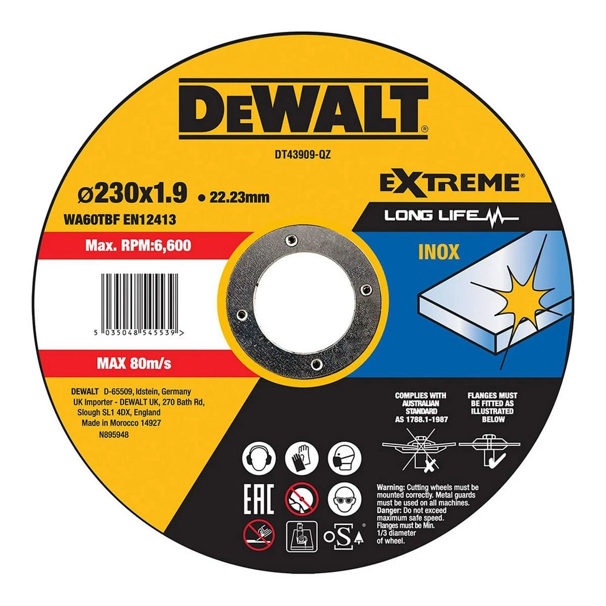 DEWALT METAL SHIELD 230x1.9mm