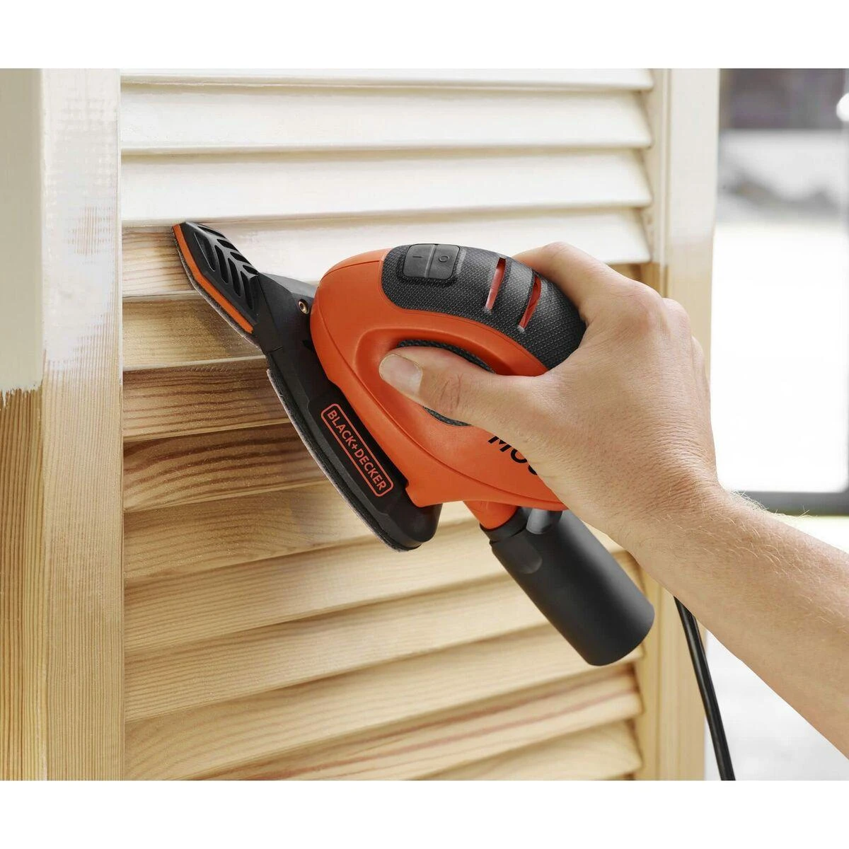 Black & Decker Juodas & Decker Trikampis šlifuoklis Juodas & Decker BEW230BC-QS; 55 W