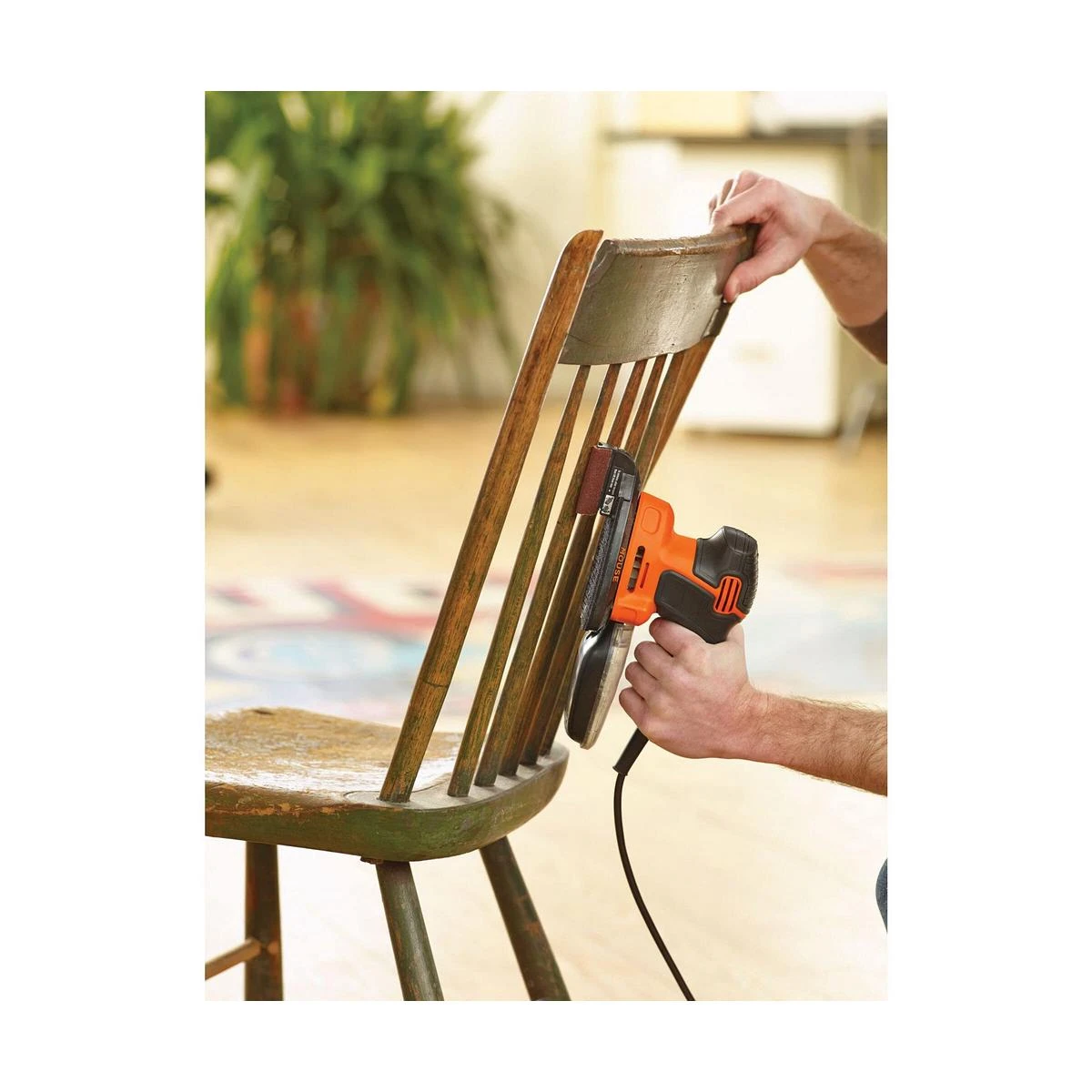 Black & Decker Juodas & Decker Ekscentrinis šlifuoklis su 125 FI 340W AC Bosch GEX 125