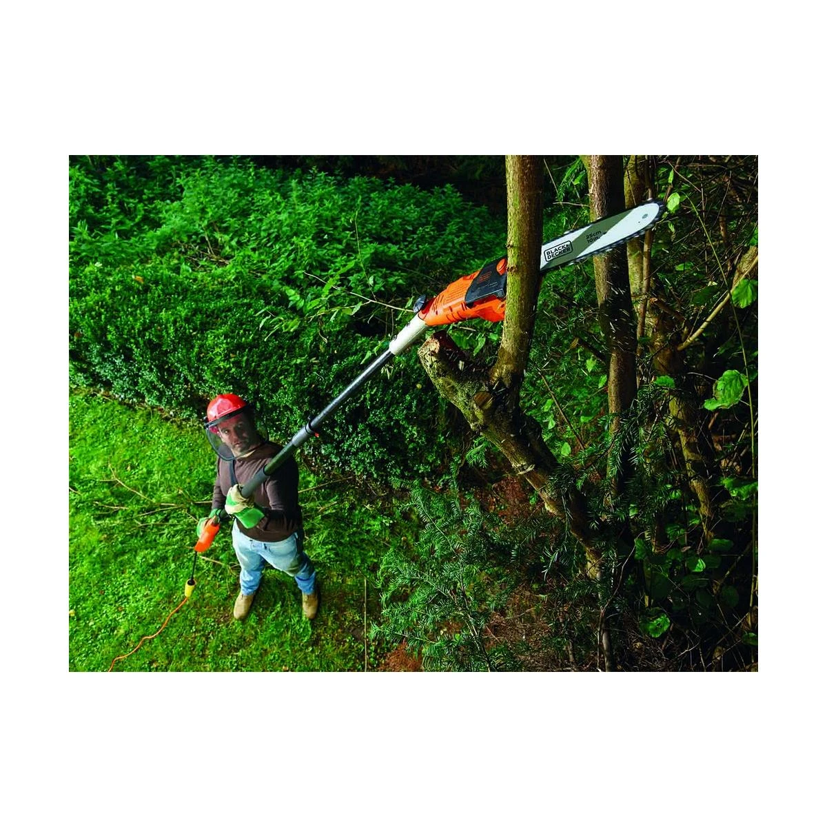 Grandininis pjūklas Black & Decker Juodas & Decker Elektrinė aukštapjovė PS7525 800 W 25 cm, Juodas & Decker