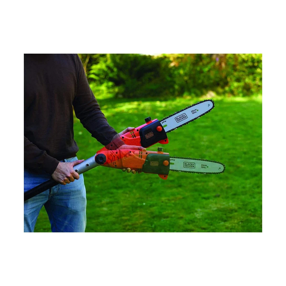 Grandininis pjūklas Black & Decker Juodas & Decker Elektrinė aukštapjovė PS7525 800 W 25 cm, Juodas & Decker