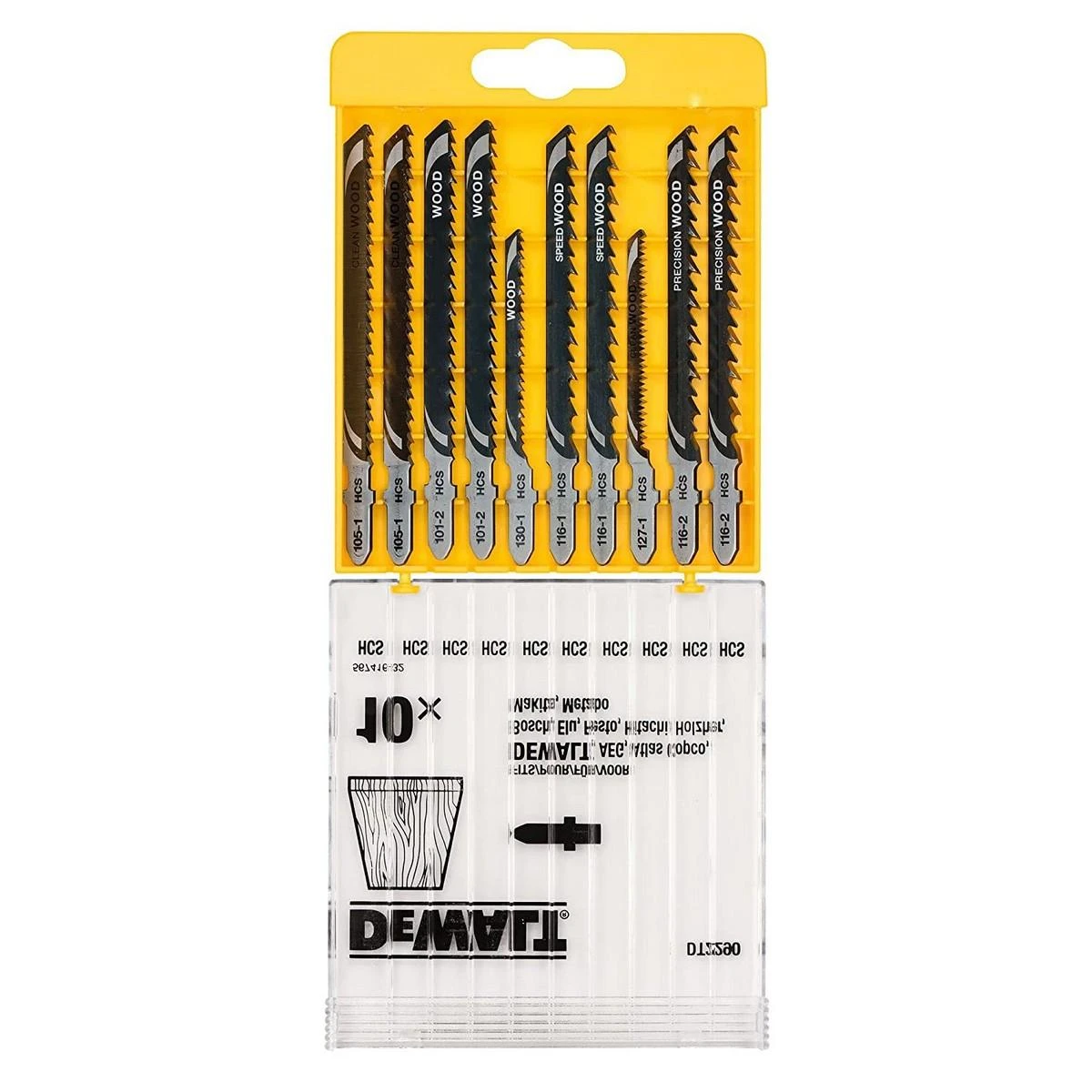 Pjūkleliai siaurapjūkliui DeWalt DT2290; 10 vnt.