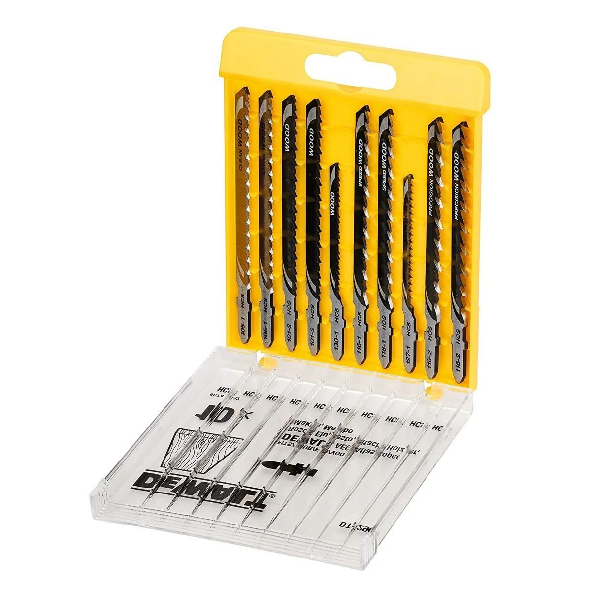 Pjūkleliai siaurapjūkliui DeWalt DT2290; 10 vnt.