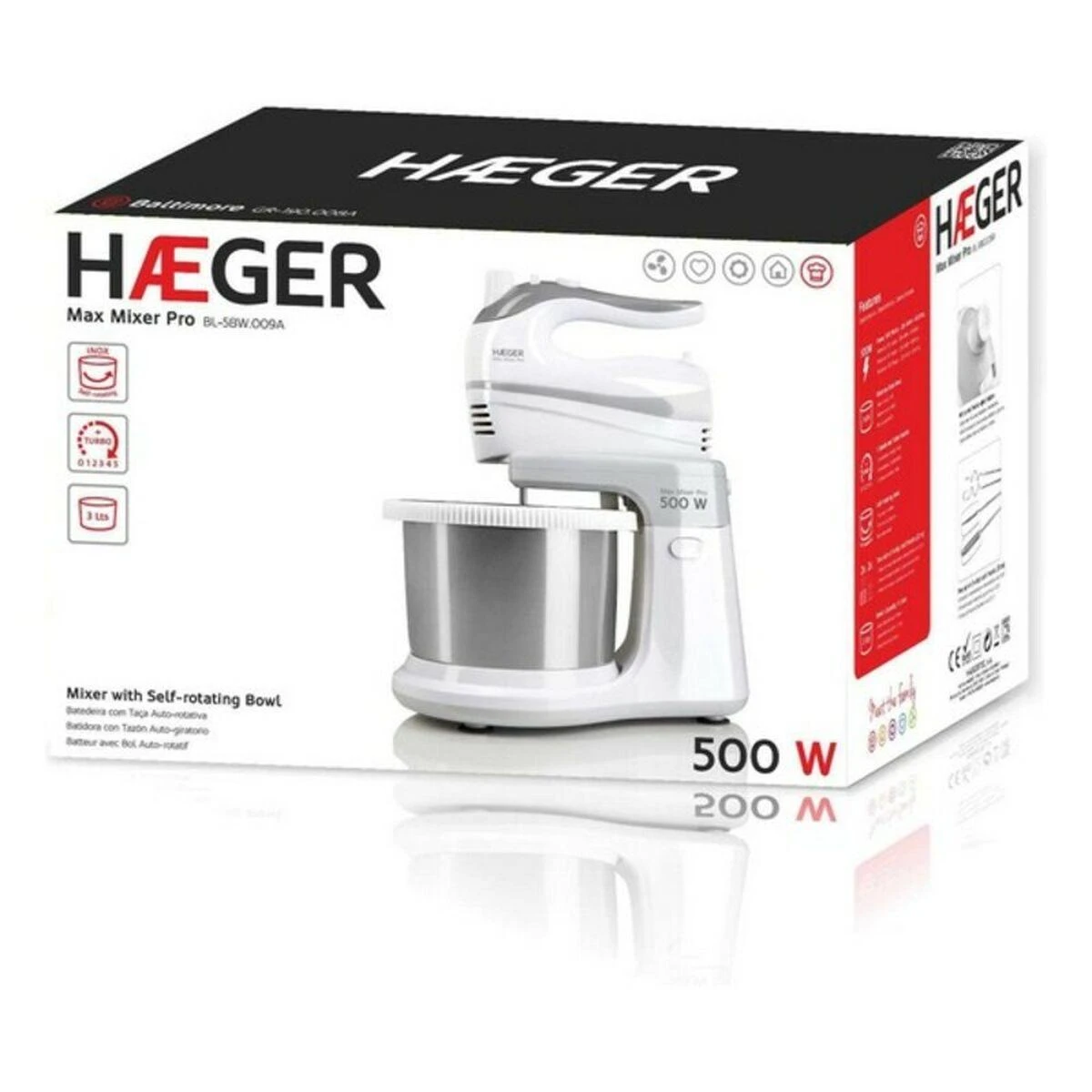 Plakiklis Maišytuvas Haeger Max Mixer Pro