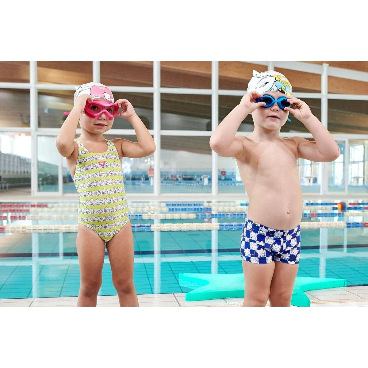 Vaikiški plaukimo akiniai Arena Spider Kids, mėlyni