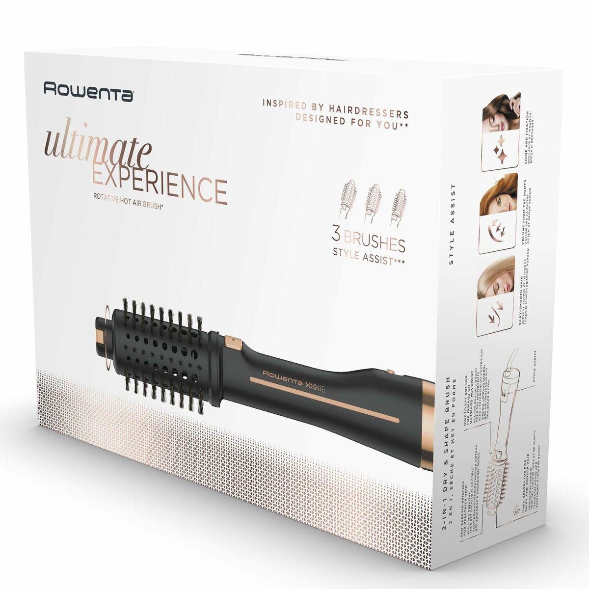 Rowenta Ultimate Experience CF9620 Karšto oro šepetys Šiltas Juodas, Varinis 750 W