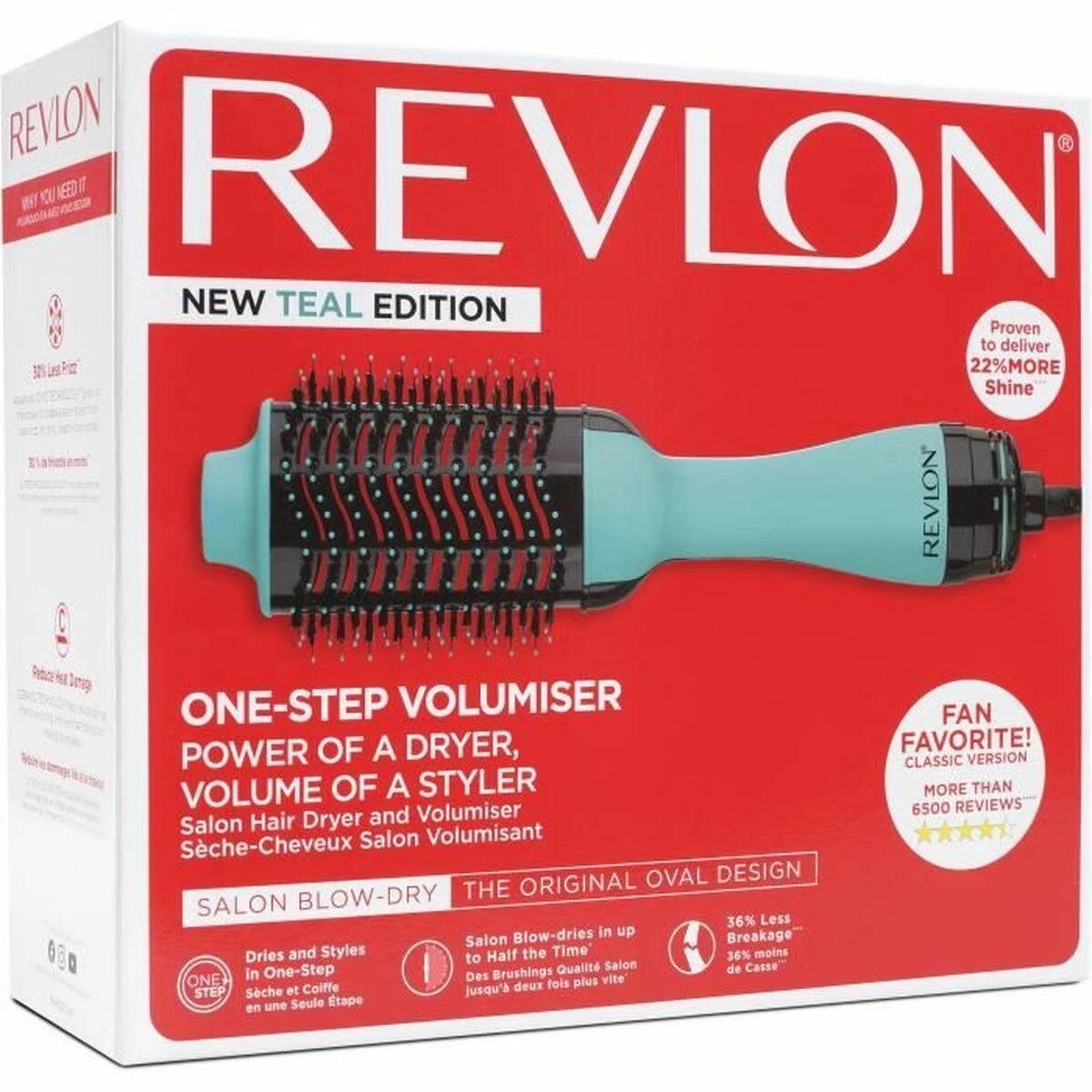 Plaukų džiovintuvas ir plaukų formavimo šukos REVLON RVDR5222TE mint