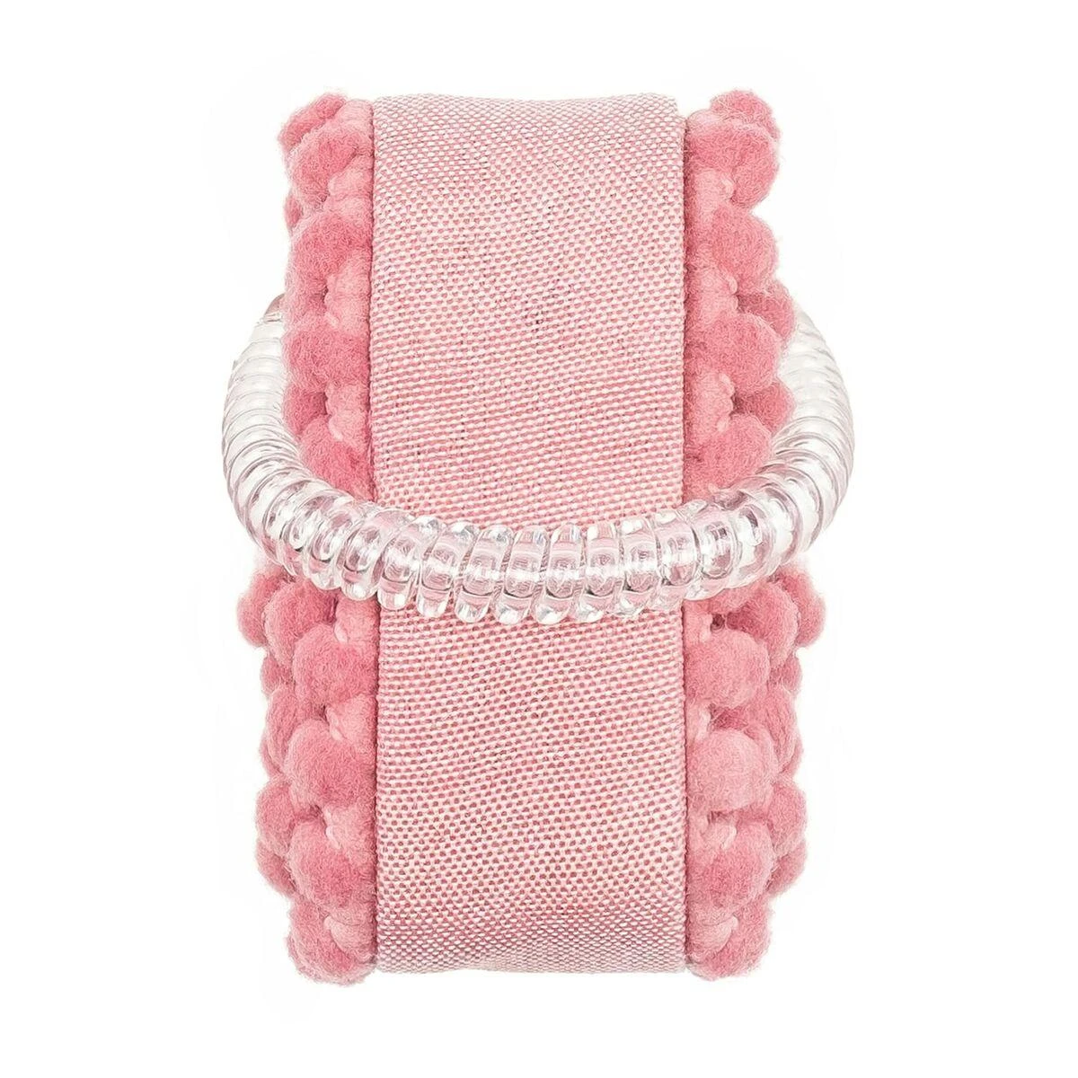 Invisibobble Wrapstar rožinė gumytė su kaspinu