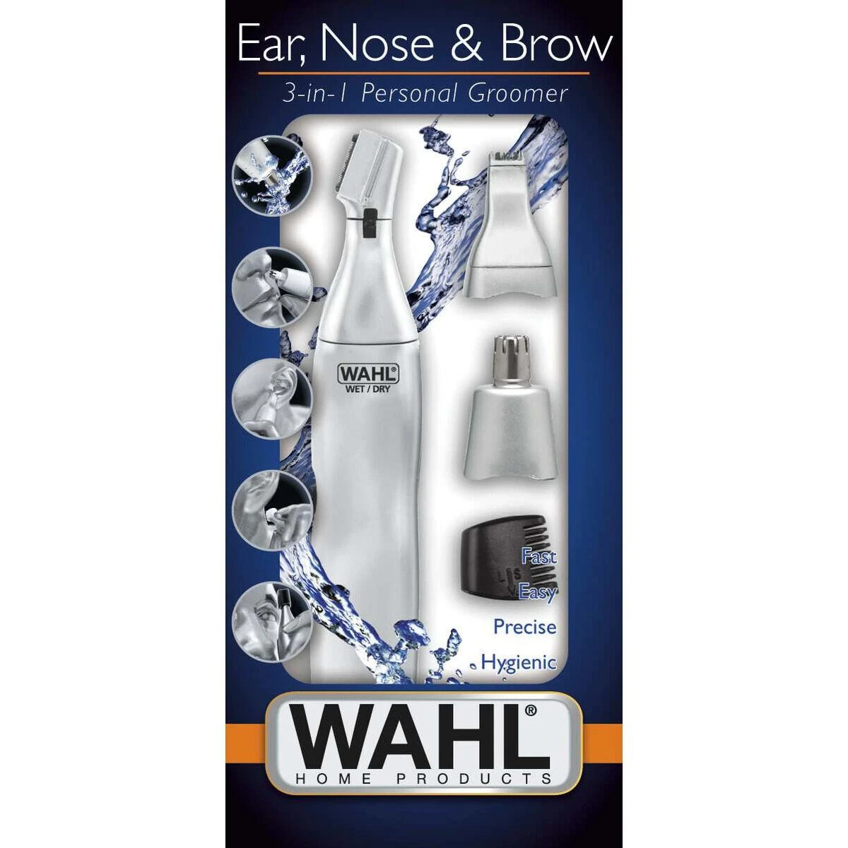 Nosies, ausų, antakių plaukų trimeris Wahl Home Ear, Nose & Brow Trimmer 3-in-1 WAH5545-2416