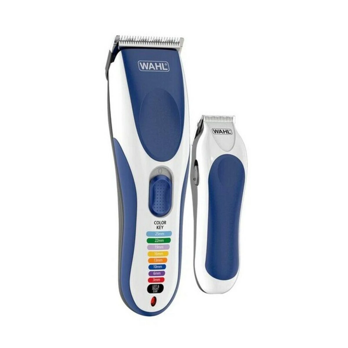 Plaukų Kirpimo Mašinėlė - Wahl Color Pro Cordless 9 Ilgiai Sidabrinė/Mėlyna