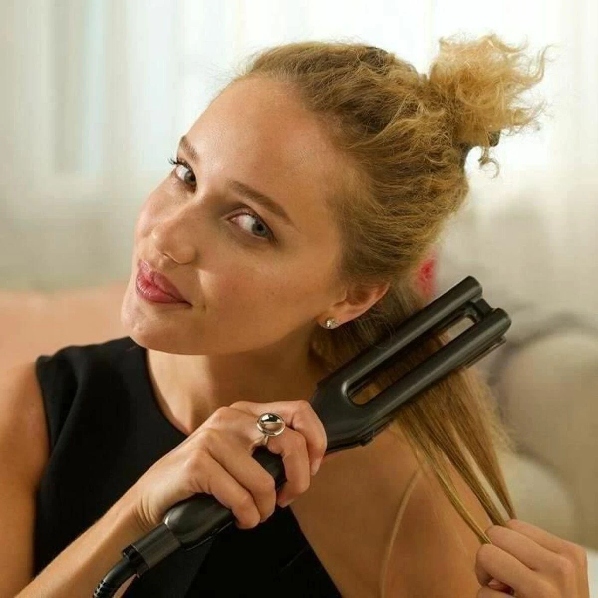 Revlon Straightening Iron Double Straight juodas Juodas (RVST2204E)