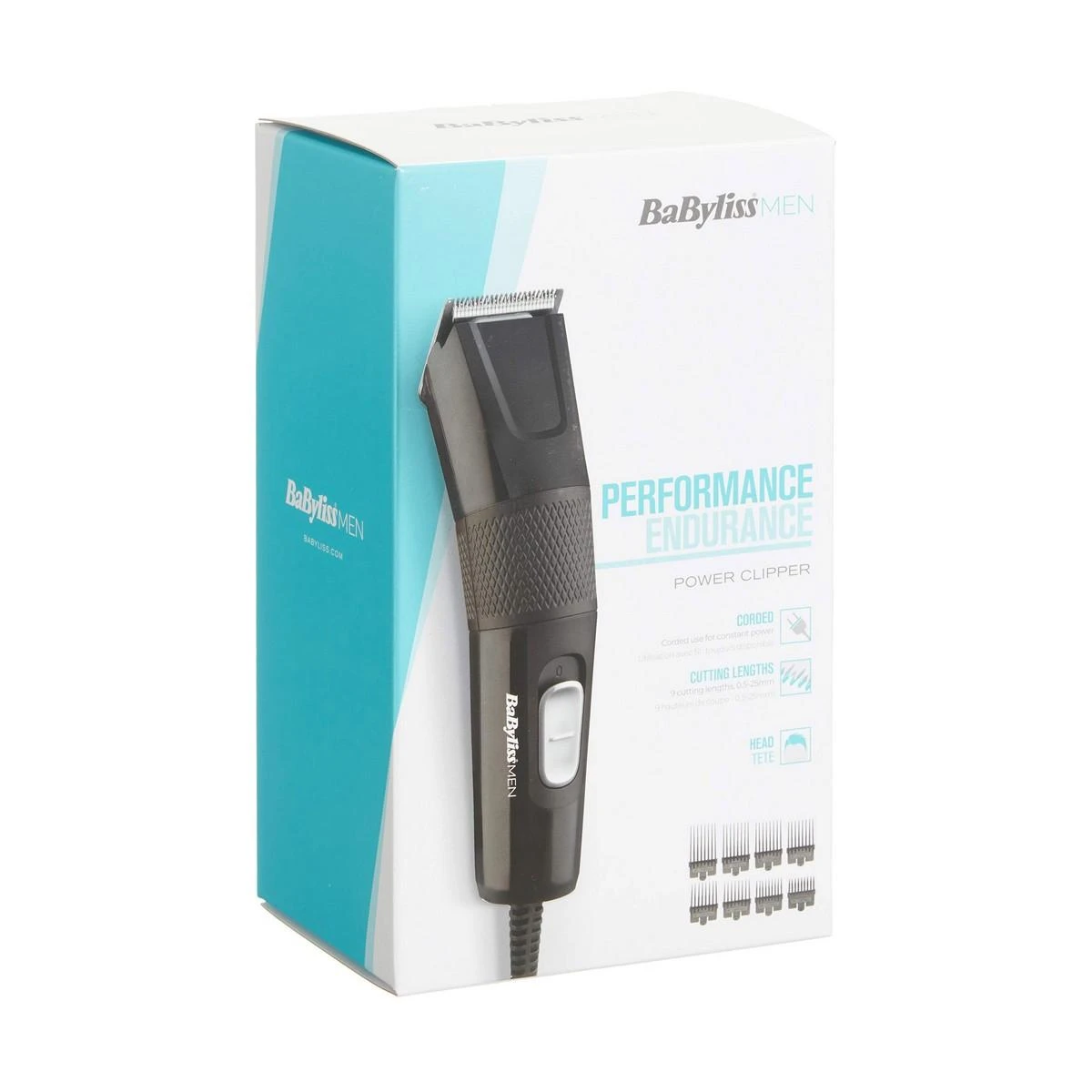 BaByliss E756E plaukų kirpimo mašinėlė Juoda