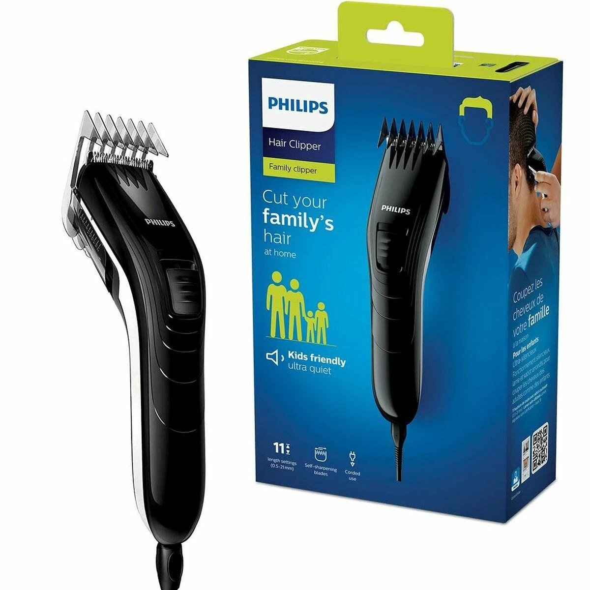 Philips šeimos plaukų kirpimo mašinėlė QC5115/15