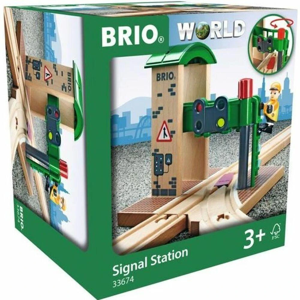 BRIO RAILWAY šviesoforo stotelė, 33674000