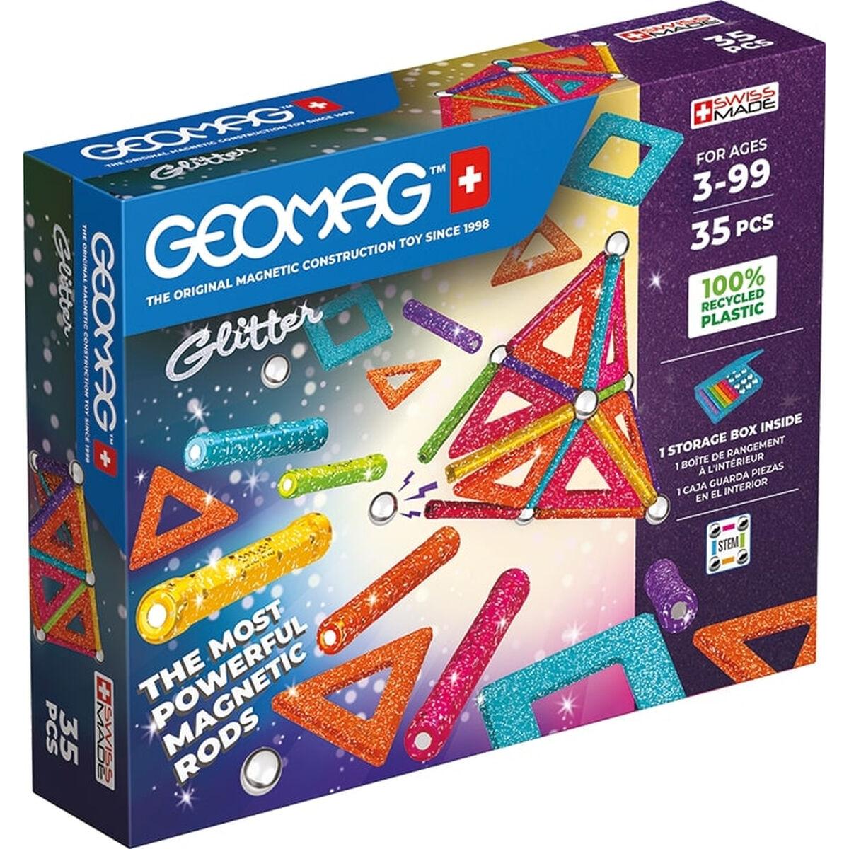 Geomag Magnetinis konstruktorius - Blizgantys paneliai (35 vnt.)