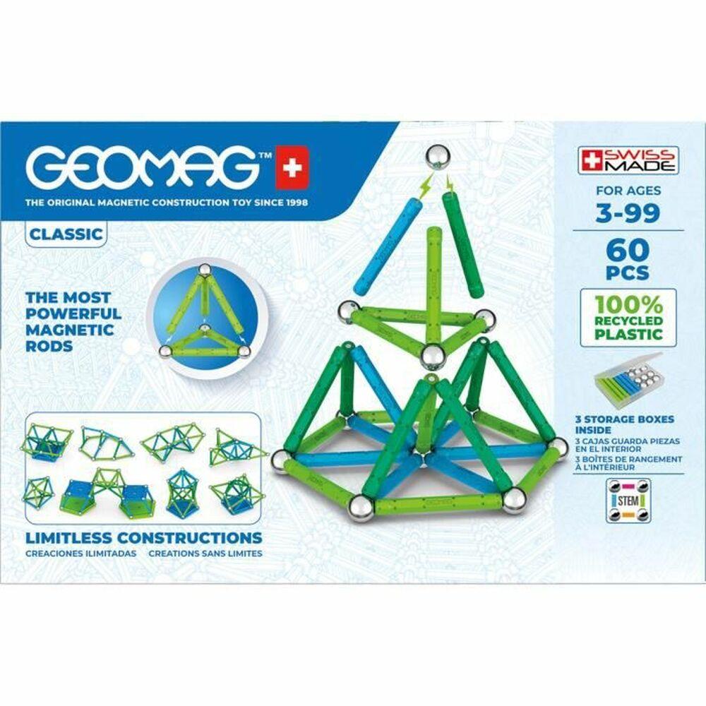 Trefl Geomag Classic GM272 neodimio magnetinis žaislas 60 vnt Multi spalvos