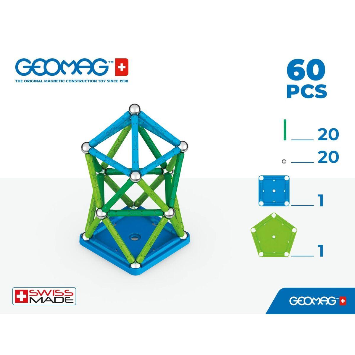 Trefl Geomag Classic GM272 neodimio magnetinis žaislas 60 vnt Multi spalvos