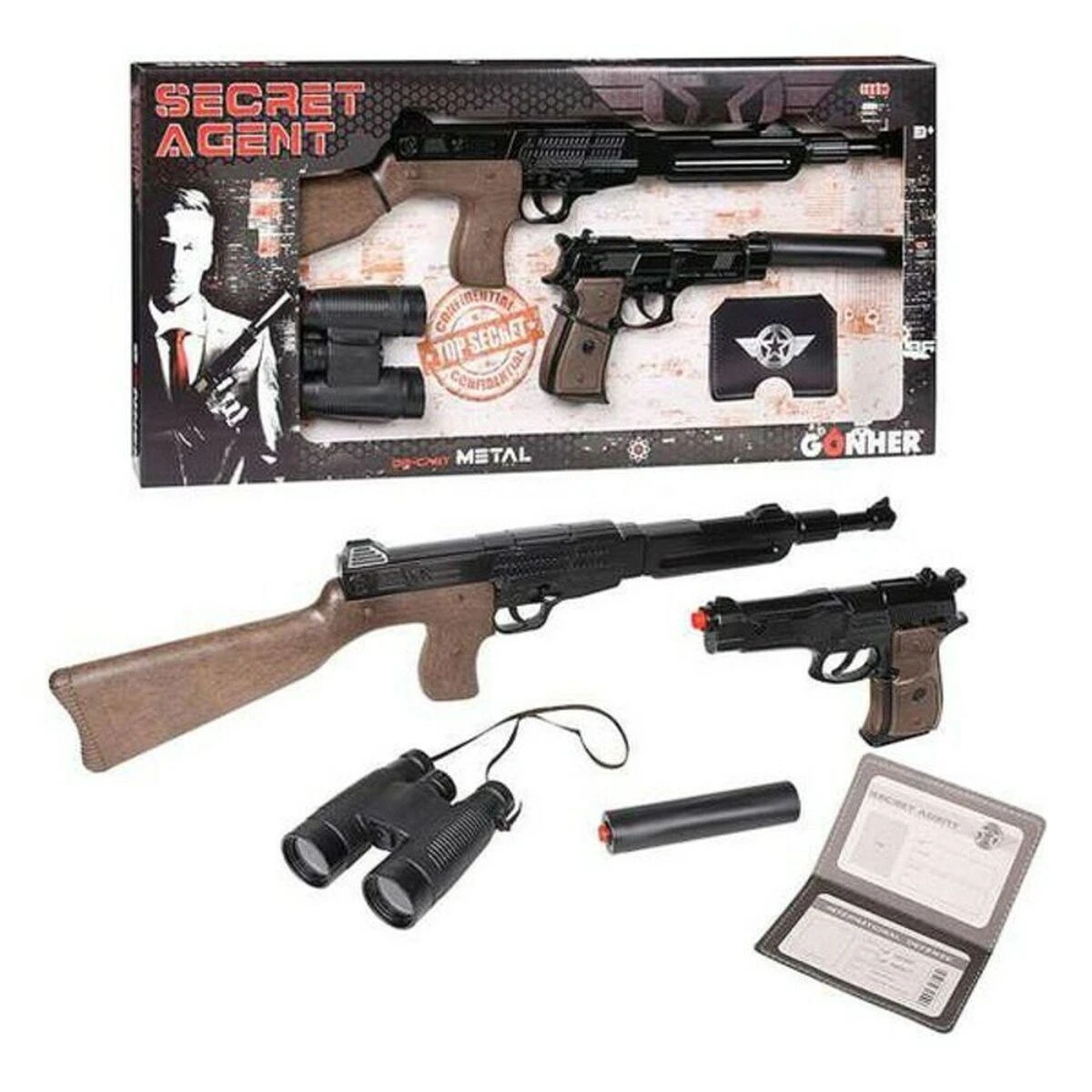 Gonher Guns GONHER rinkinys slaptojo agento, 239/6