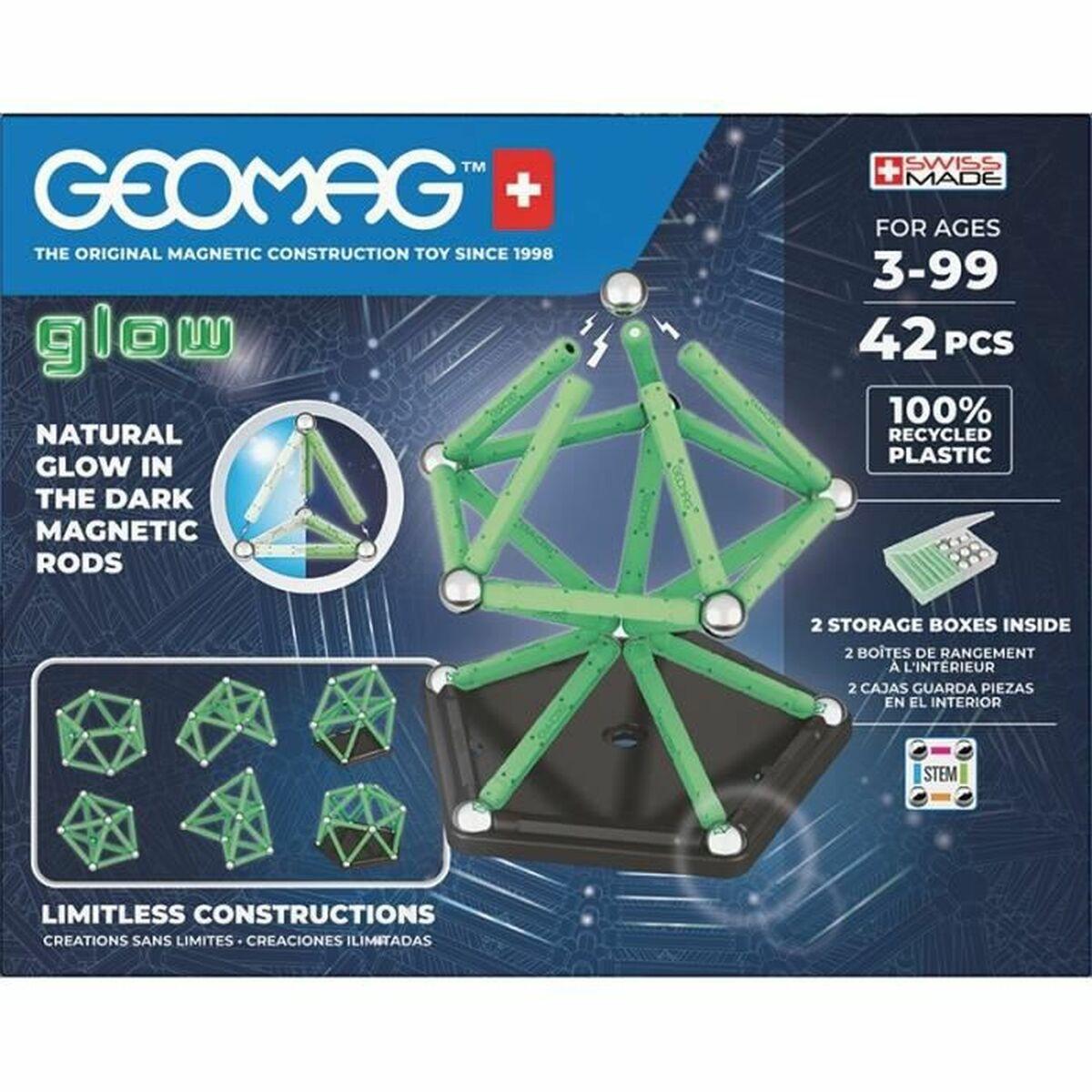 Geomag Magnetinis konstruktorius - Šviečiantis tamsoje (42 vnt.)