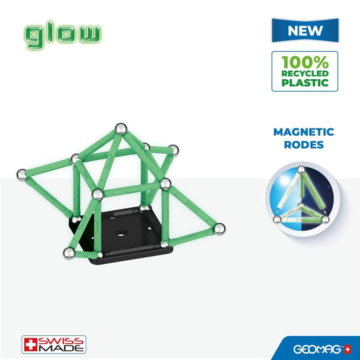 Geomag Magnetinis konstruktorius - Šviečiantis tamsoje (42 vnt.)