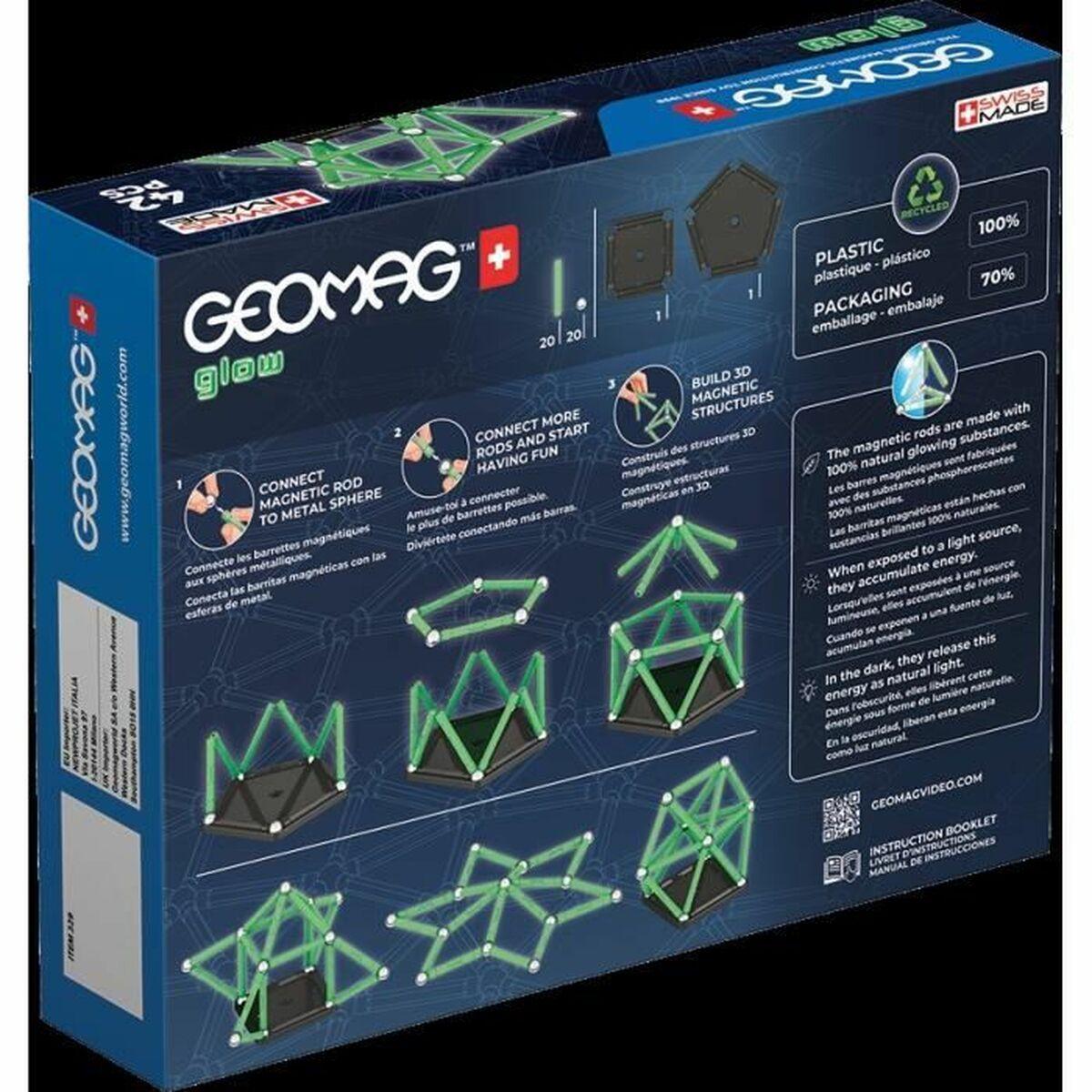 Geomag Magnetinis konstruktorius - Šviečiantis tamsoje (42 vnt.)