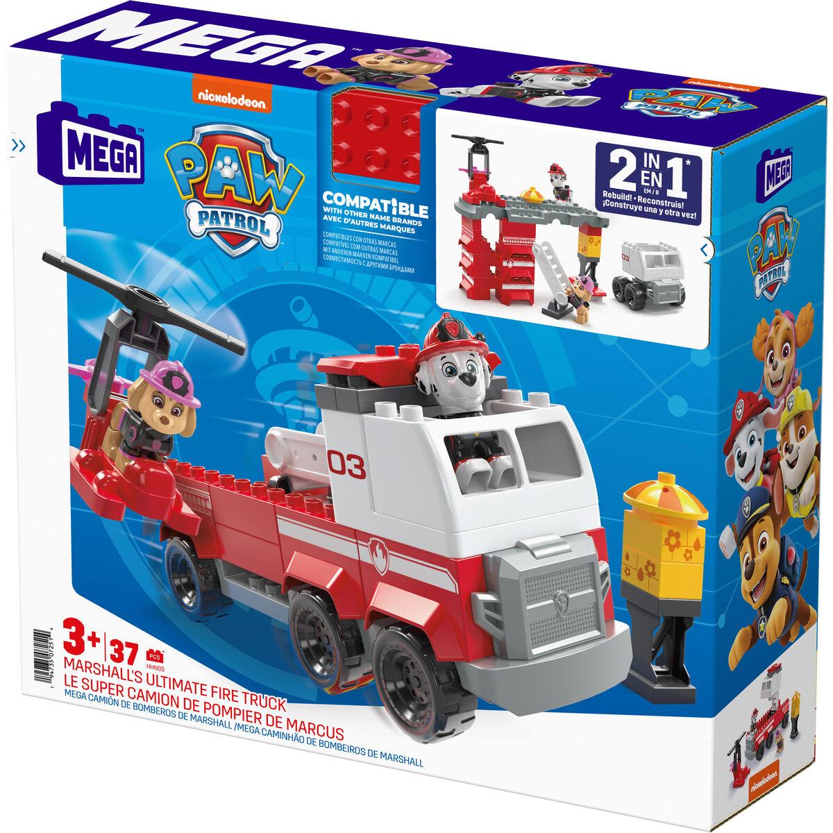 Pow Patrol Mega Bloks rinkinys „Maršalo gaisrinės sunkvežimis“
