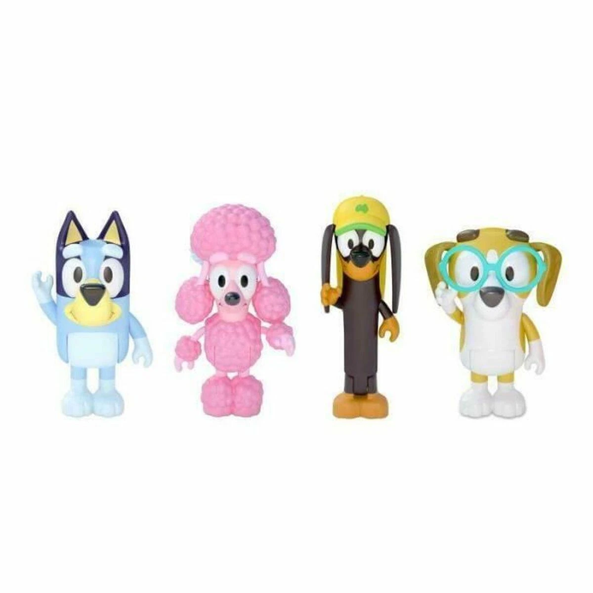 TM Toys Bluey - 4 figūrėlių rinkinys - Bluey ir draugai (90202)