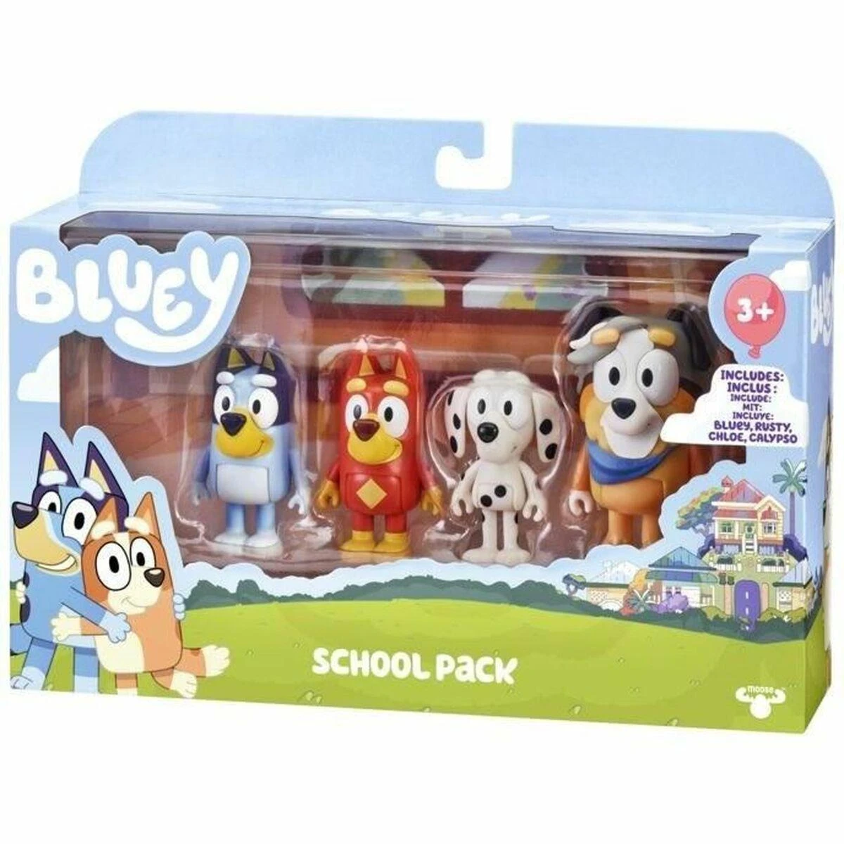 BLUEY žaidimų rinkinys - Mokyklinis komplektas