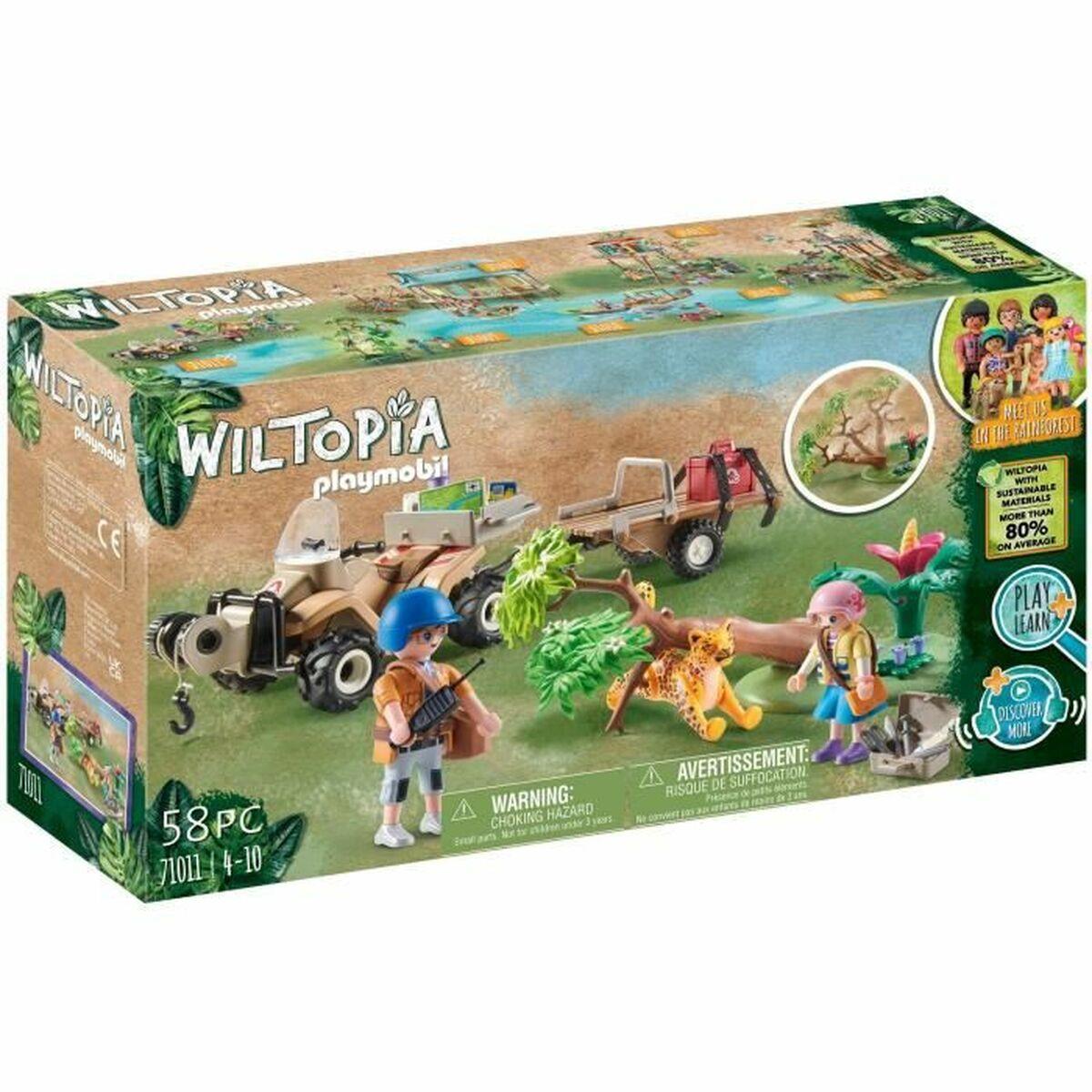 71011 PLAYMOBIL® Wiltopia, Gyvūnų gelbėjimo keturratis