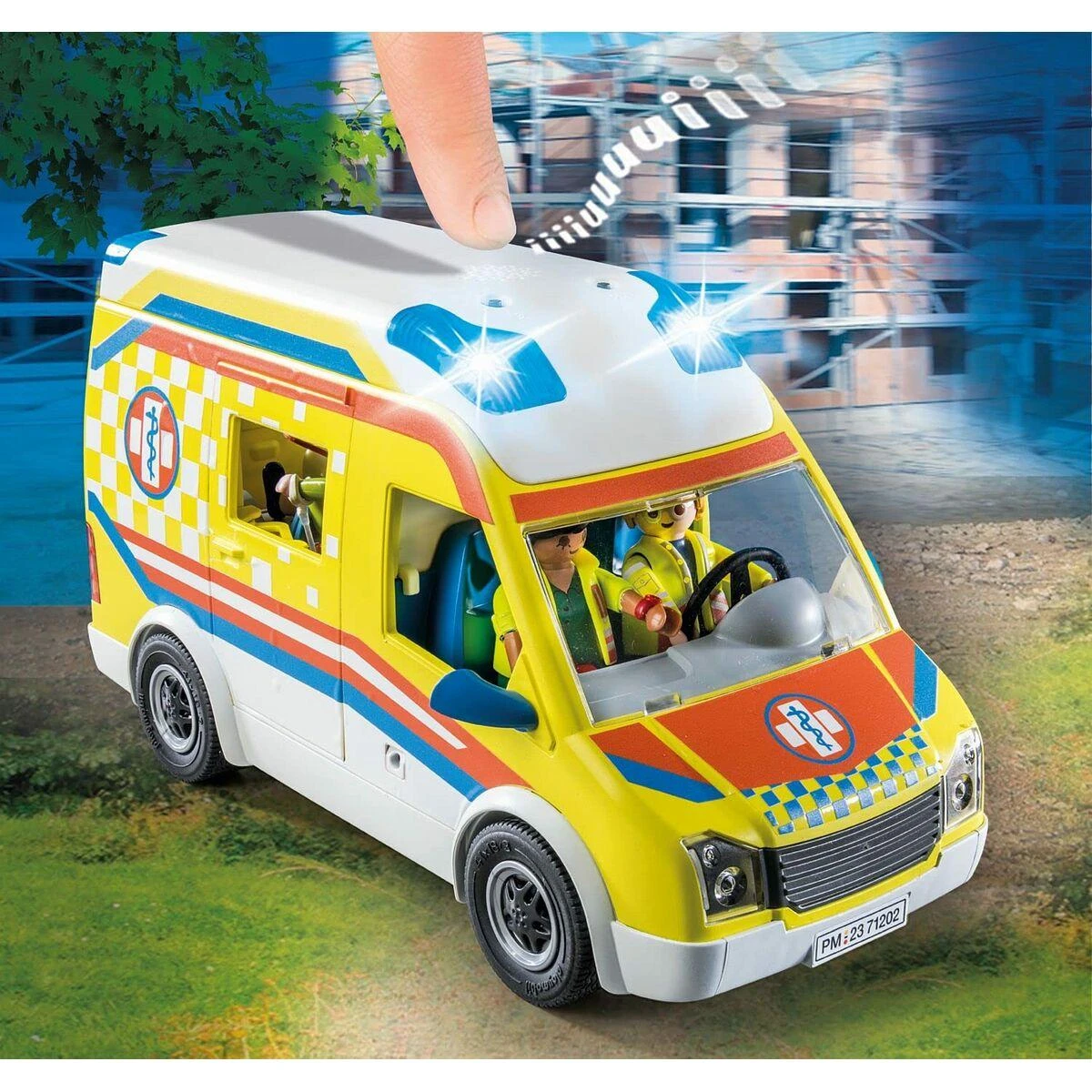 Playmobil City Life 71202 Greitosios pagalbos automobilis su šviesa ir garsu