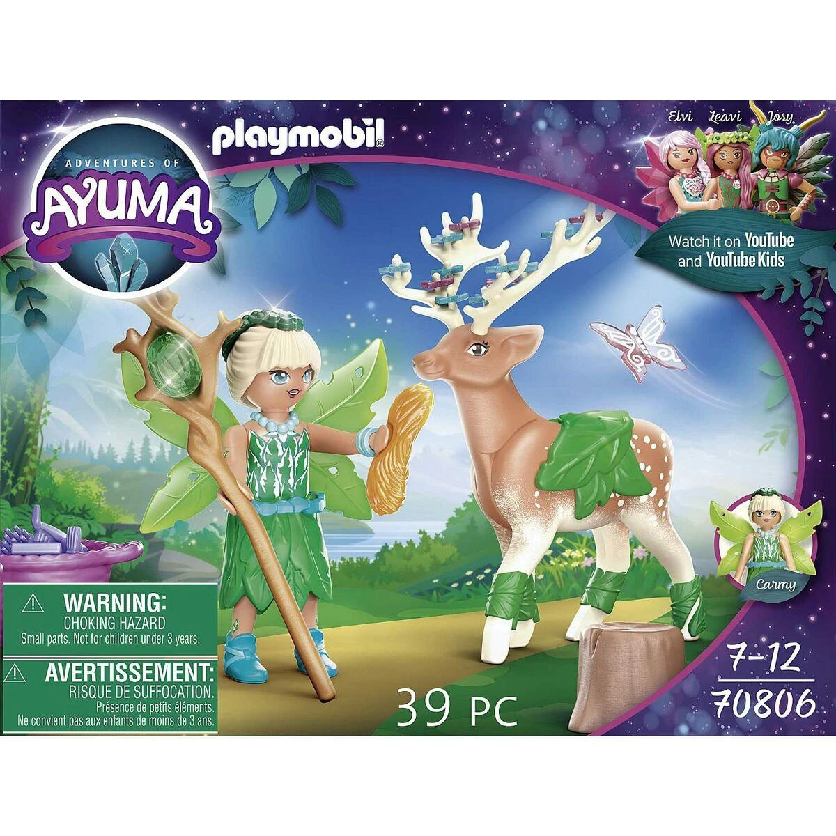Playmobil Forest Fairy su paslaptingu gyvūnėliu 70806