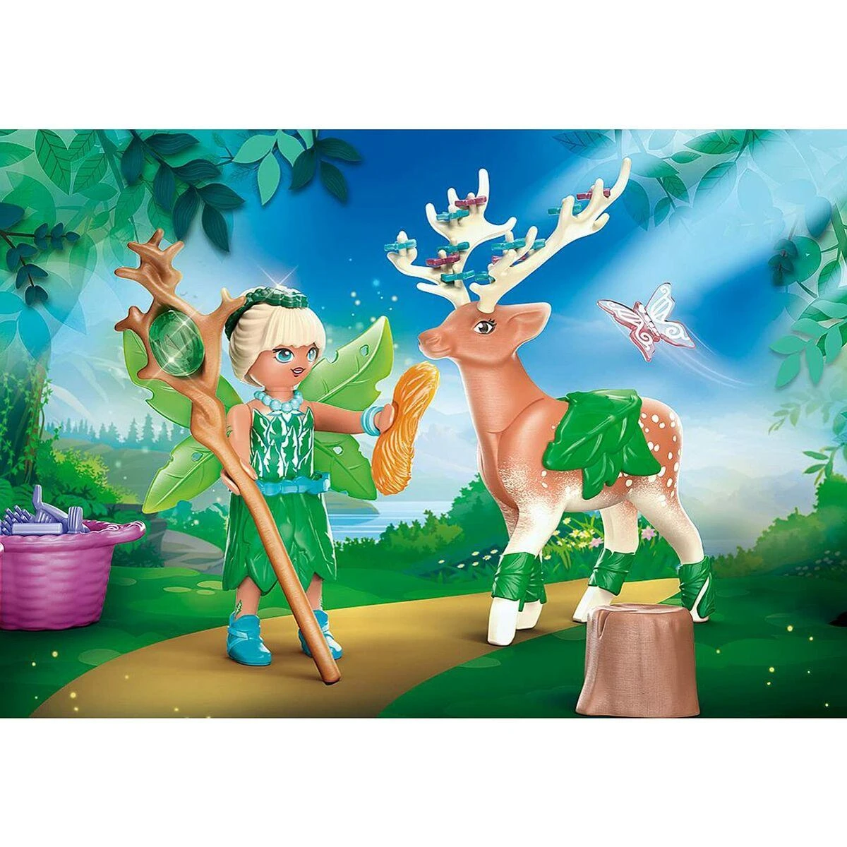 Playmobil Forest Fairy su paslaptingu gyvūnėliu 70806