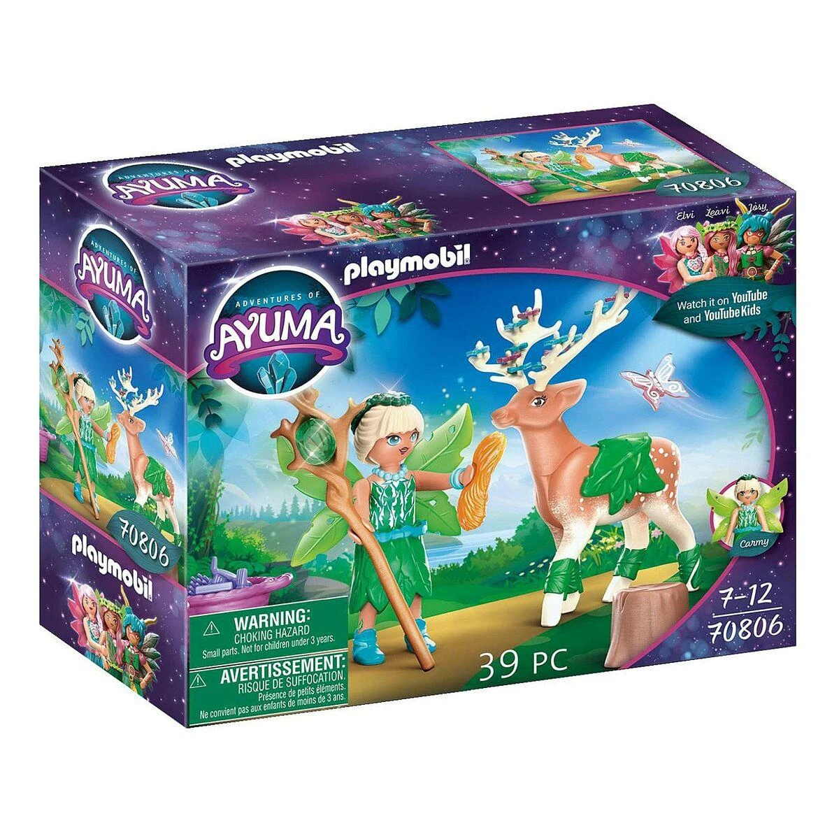 Playmobil Forest Fairy su paslaptingu gyvūnėliu 70806