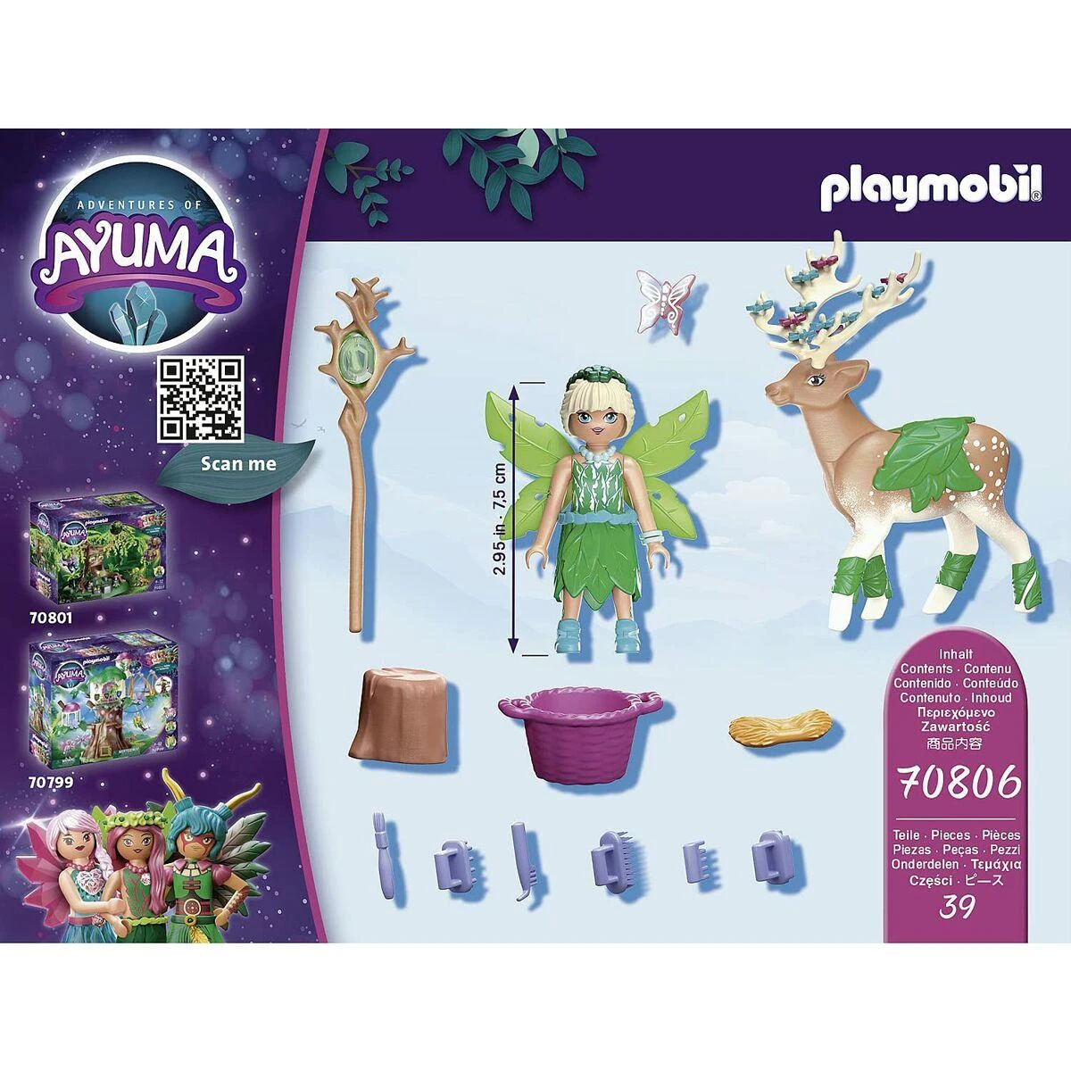 Playmobil Forest Fairy su paslaptingu gyvūnėliu 70806