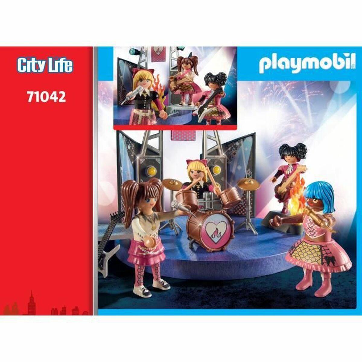 Žaislų rinkinys - Playmobil 71042 City Life Music Band (Playmobil, muzikantai, instrumentai)